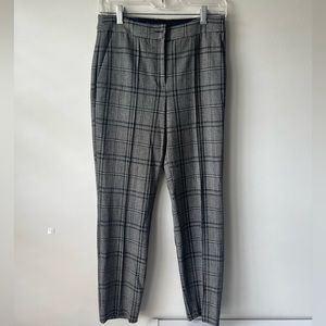Express Women’s High Rise Ankle Pants in Plaid